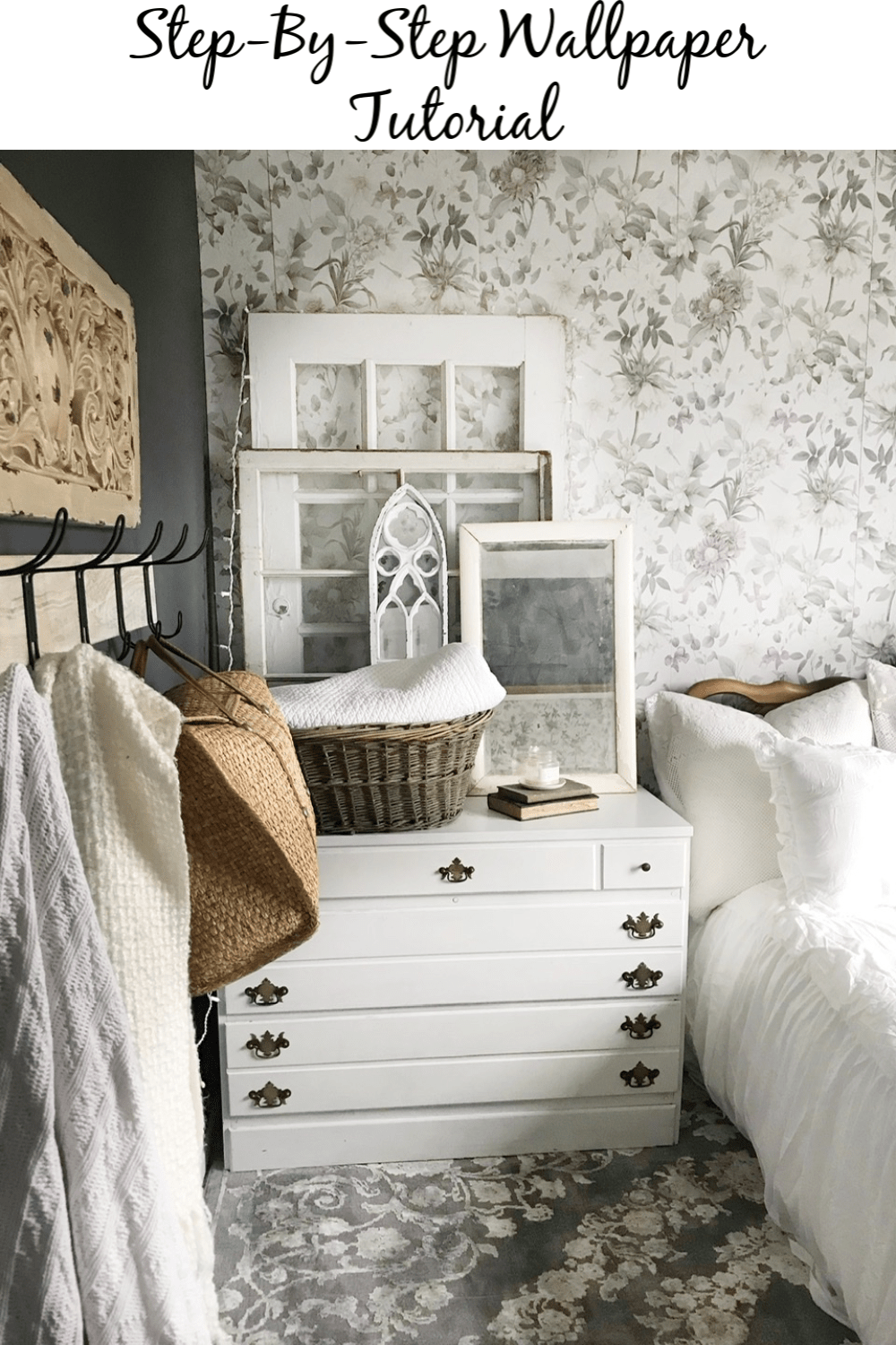 It is amazing how wallpaper can completely transform your space. Use this wallpaper step-by-step tutorial to transform a space in your home!