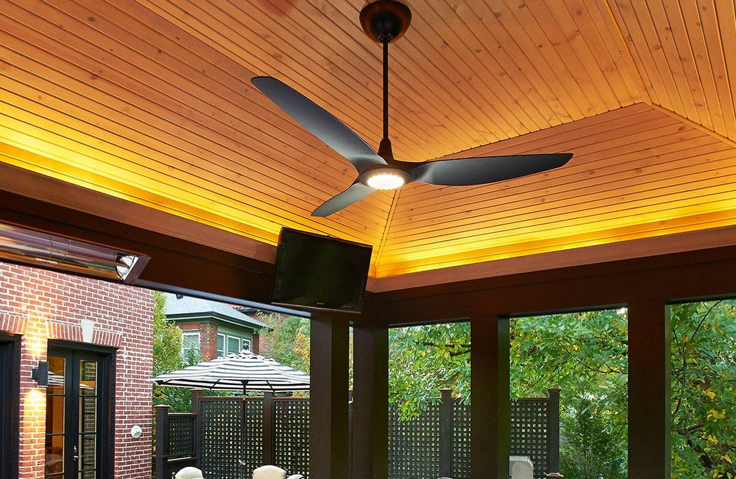 Here are the five best ceiling fans, disclaimer: Big Ass Fans Haiku Ceiling Fan - Modern Style, Tech, Nest