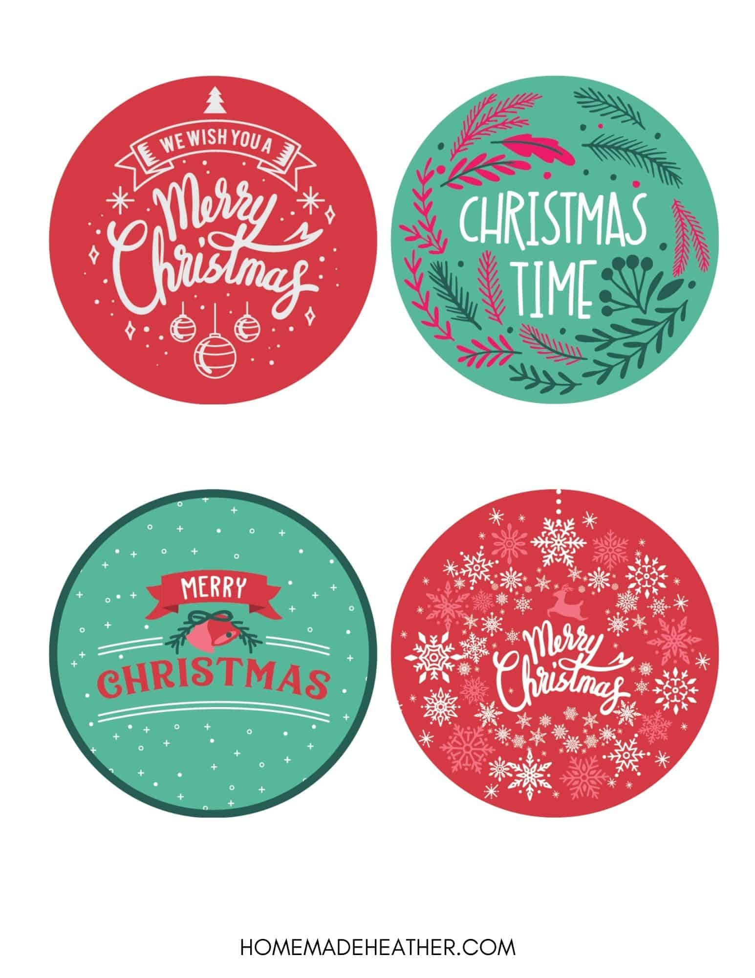 Free Christmas Party Printables » Homemade Heather