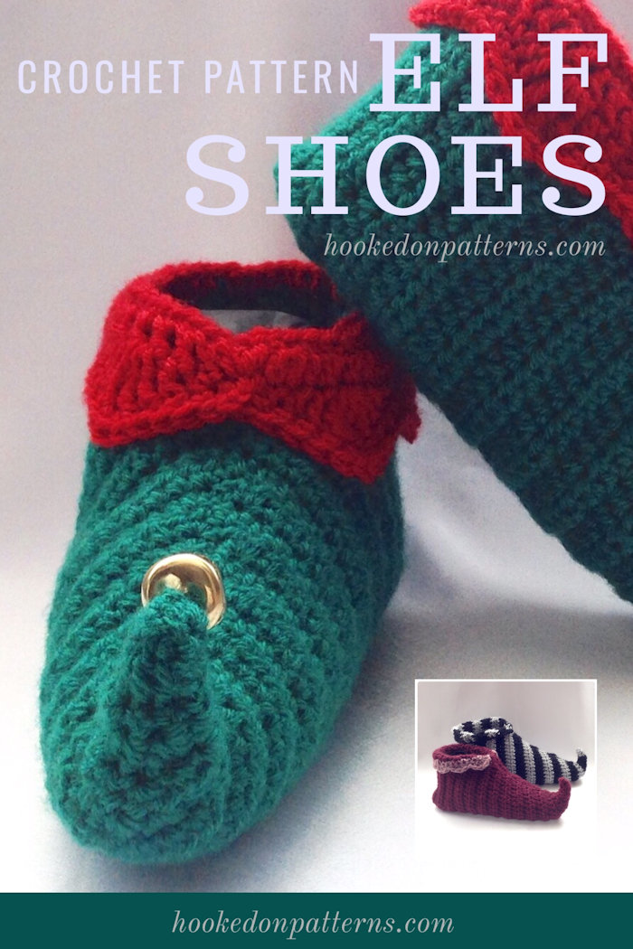 crochet elf slippers