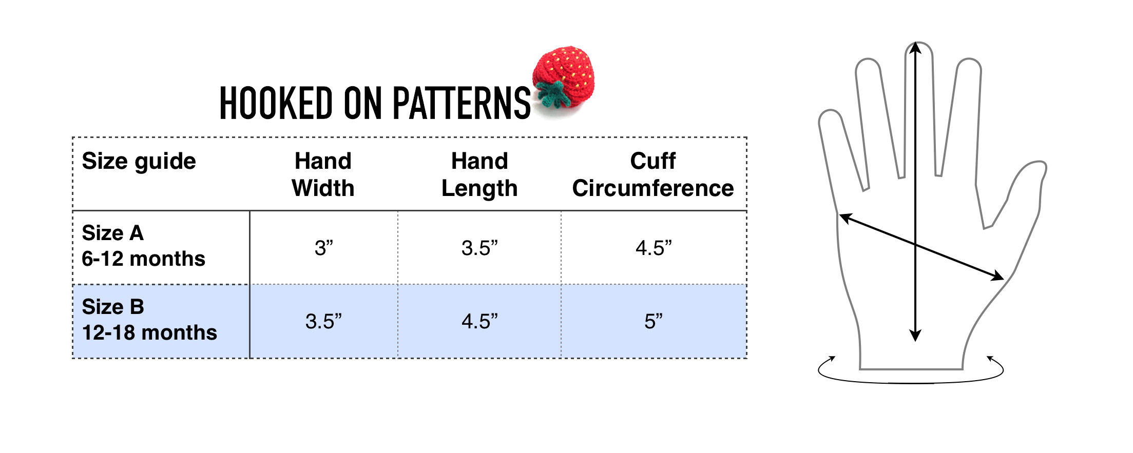 baby hand gloves crochet