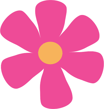 These pigments range in color from white to red to blue to yellow to . Colored Flowers Decal 61