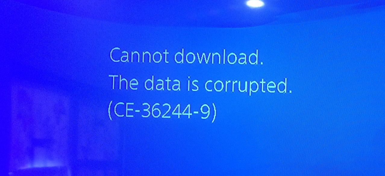 That was a brilliant solution. Data is Corrupted - Error (CE-36244-9) | Fixed by Experts