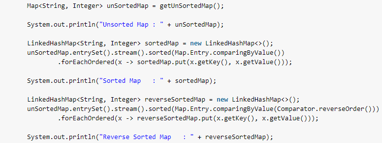 java map string