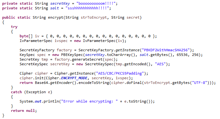 Solved Java Security InvalidKeyException Parameters Missing