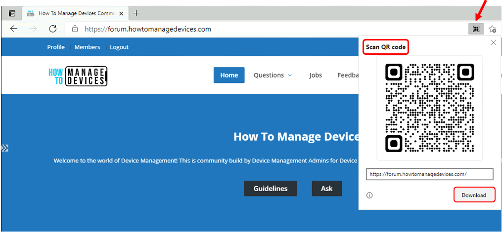 I've seen them, as well, and wondered what i'm supposed to do with th. How To Create Qr Code In Microsoft Edge Chromium Windows 10 Htmd Blog 2