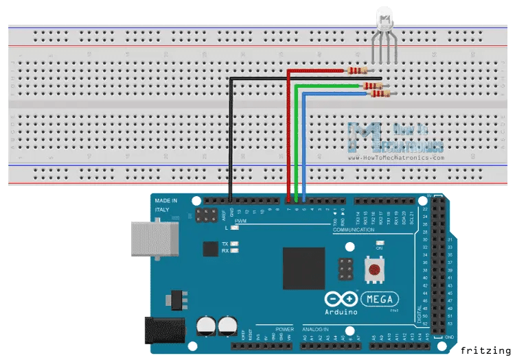 Arduino Rgb Led Circuit Diagram - Wiring Diagram
