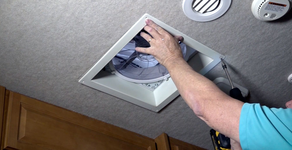 Replacing an RV Fan with RV 101 How to Winterize Your RV