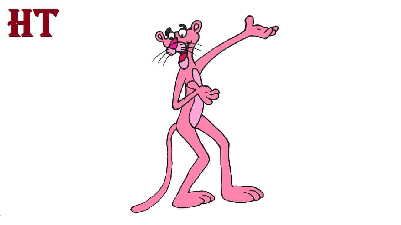 It's very easy art tutorial, only follow me step by step, . How To Draw The Pink Panther Step By Step Easy