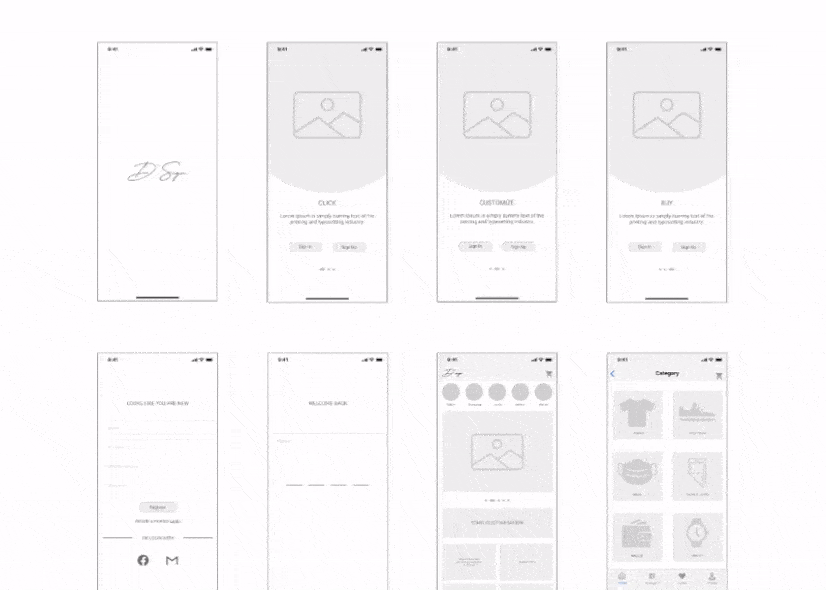 Adobe xd is free for one shareable prototype and up to 2gb of storage. Wireframe Vs Prototype What S The Difference With Examples And Tools