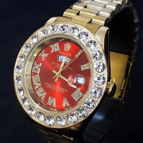 Surec Tanzanya M O Rolex Cravejado Original Gercekdoga Com
