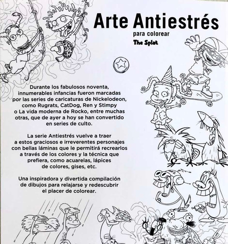 Tudo para sua empresa você encontra aqui, confira! Arte Antiestres Pata Colorear Nickelodeon The Splat Mercadolibre