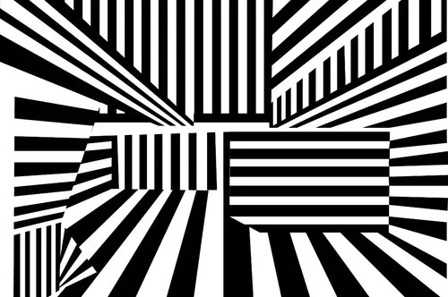 Cuadros Victor Vasarely 50x60 Op Art Listos Para Colgar Smartart