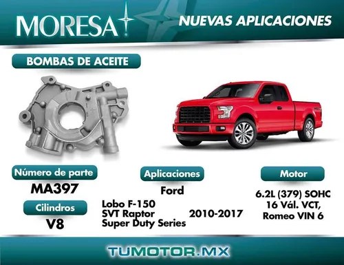 Bomba Aceite Ford Lobo F150 Svt Raptor Sd 6 2l 10 15 Refacar Autopartes