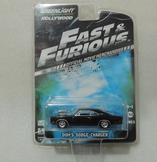 Greenlight Hollywood Fast Furious Doms Dodge Charger Mercadolivre
