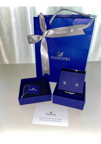 Zarcillos Swarovski Solitario Mercadolibre