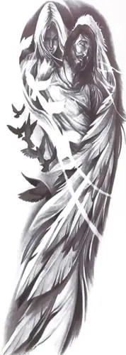 Tatuaje Temporal Brazo C Guerrero Angel # Life In A Tattoo | Life_In_A_Tattoo 500_x_178_webp
