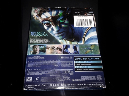 Avatar Película Bluray Original + Dvd Hd James Cameron Nuevo | Mercadolibre 375_x_500_jpg