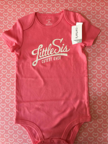 Body Carters 24 Meses Little Sis Mercado Libre