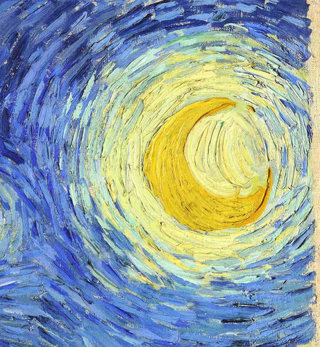 Lienzo Tela La Noche Estrellada Vincent Van Gogh 1889 55x70 Envio Gratis