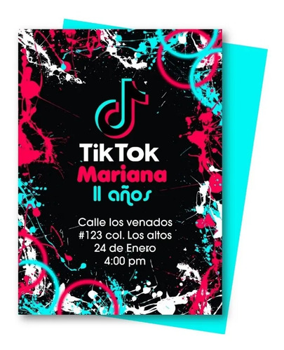 What are you looking for? Invitacion Digital Personalizada Tik Tok Meses Sin Intereses