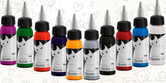 Kit 10 Tintas Electric Ink Tatuagem Tattoo 30Ml | Frete Grátis 284_x_568_jpg