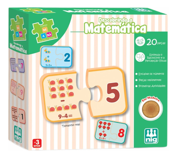 Brinquedo educativo descobrindo a matemática em madeira nig. Brinquedos Educativos 6 Anos | MercadoLivre.com.br