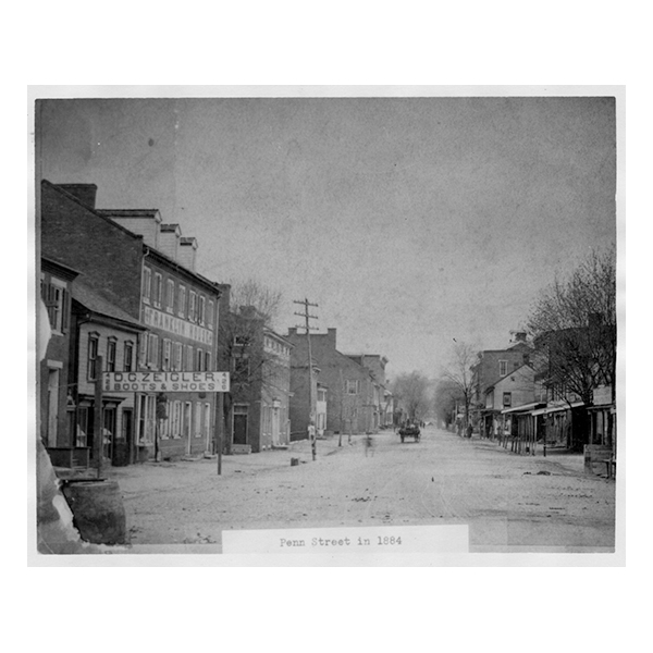 Photo Huntingdon 1884 Huntingdon County Historical Society