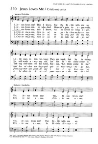 verse 2 d jesus loves me, he who died g d heaven's gates to open wide. Jesus Loves Me Bradbury Hymnary Org