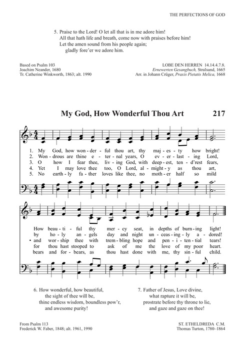This piano tutorial is easy to follow, a chord chart and music sheet is . My God How Wonderful Thou Art Hymnary Org