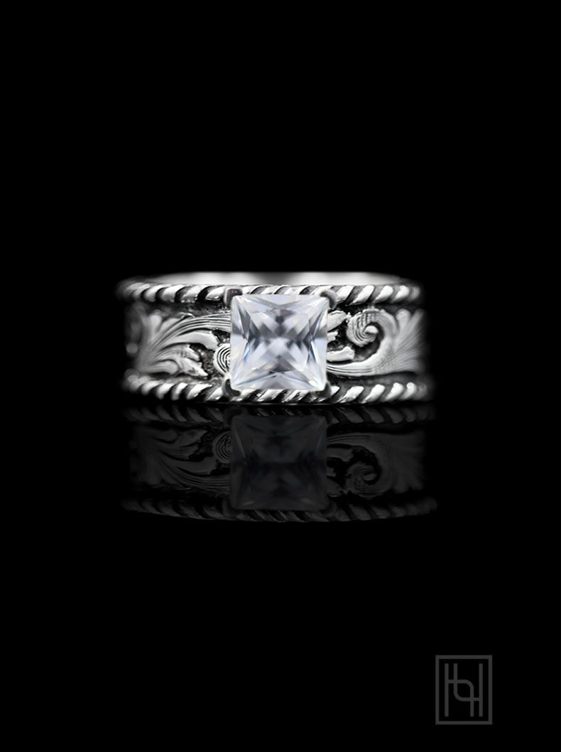 By silentbogo in electronics by dwinker in electronics by make something tv in speakers by zeppelin design labs in audio by z. Western Silver & Rope Solitaire Ring - Ring Collection by