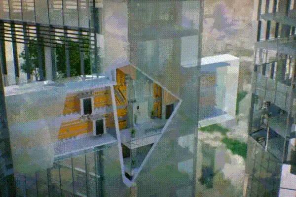 ThyssenKrupp Showcases Its Sideways-Moving Elevator Concept