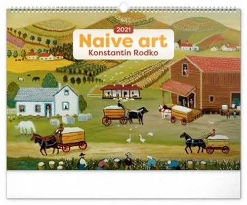 Kalendar 2021 Nastenny Naivni Umeni Konstantin Rodko 48 33 Cm Mall Cz
