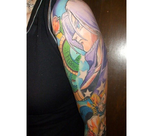 30 Amazing Dbz Tattoos That You Won't Be Able To Stop Looking At - Fail Blog - Funny Fails 570_x_640_jpg