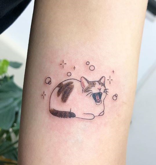 Cattoos: Gorgeous Intricate And Simple Cat Tattoos - I Can Has Cheezburger? 570_x_538_jpg