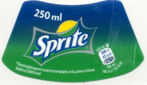 Tutorial pixellab lengkap desain stiker botol minuman melon di android. Label Minuman Sprite 250 Ml Coca Cola 3e Greece Abee Yunani Col Gr Soda 000105