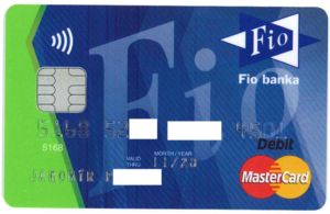 Download fio smartbanking cz and enjoy it on your iphone, ipad and ipod touch. Bank Card Fio Banka Debit Fio Banka Slovakia Col Sk Mc 0062 01