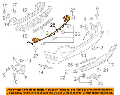 Okay, i'll connect you to the mechanic to go over that information regarding your lincoln mkx. Lincoln Ford Oem 2016 Mkz Rear Bumper Wire Harness Gp5z15k868b Ebay
