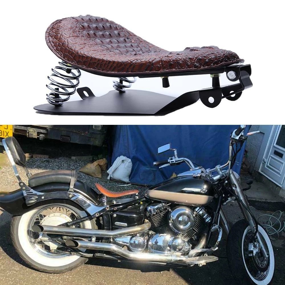 Bobber Motorcycle Spring Solo Seat For Yamaha Virago XV1100 XV750