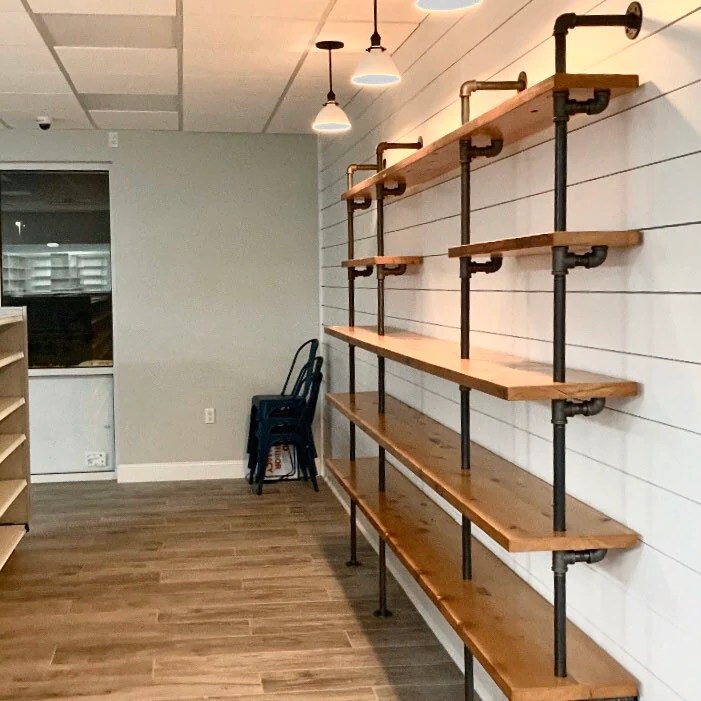The Hemingway Wall Mount Bookcase Reclaimed Wood Bookshelf The Hemingway Wall Mount Bookcase