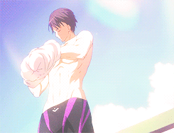 Rinharu is the slash ship between rin matsuoka and haruka nanase from the free! Haruka Nanase Iwatobi Swim Club Matsuoka Kou Gif On Gifer By Coirgas
