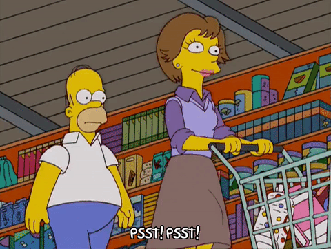 Remember kids if a stranger offers you drugs funny meme picture. Gif 17x07 Season 17 Homer Simpson Animated Gif On Gifer