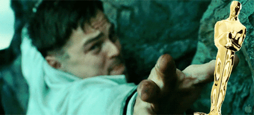 He toasts with a flute of champagne and smiles. Gif Oscar Leonardo Dicaprio Mash Up Animated Gif On Gifer By Faushakar