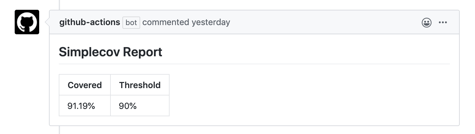 使用github Actions报告rails的测试范围 码农家园