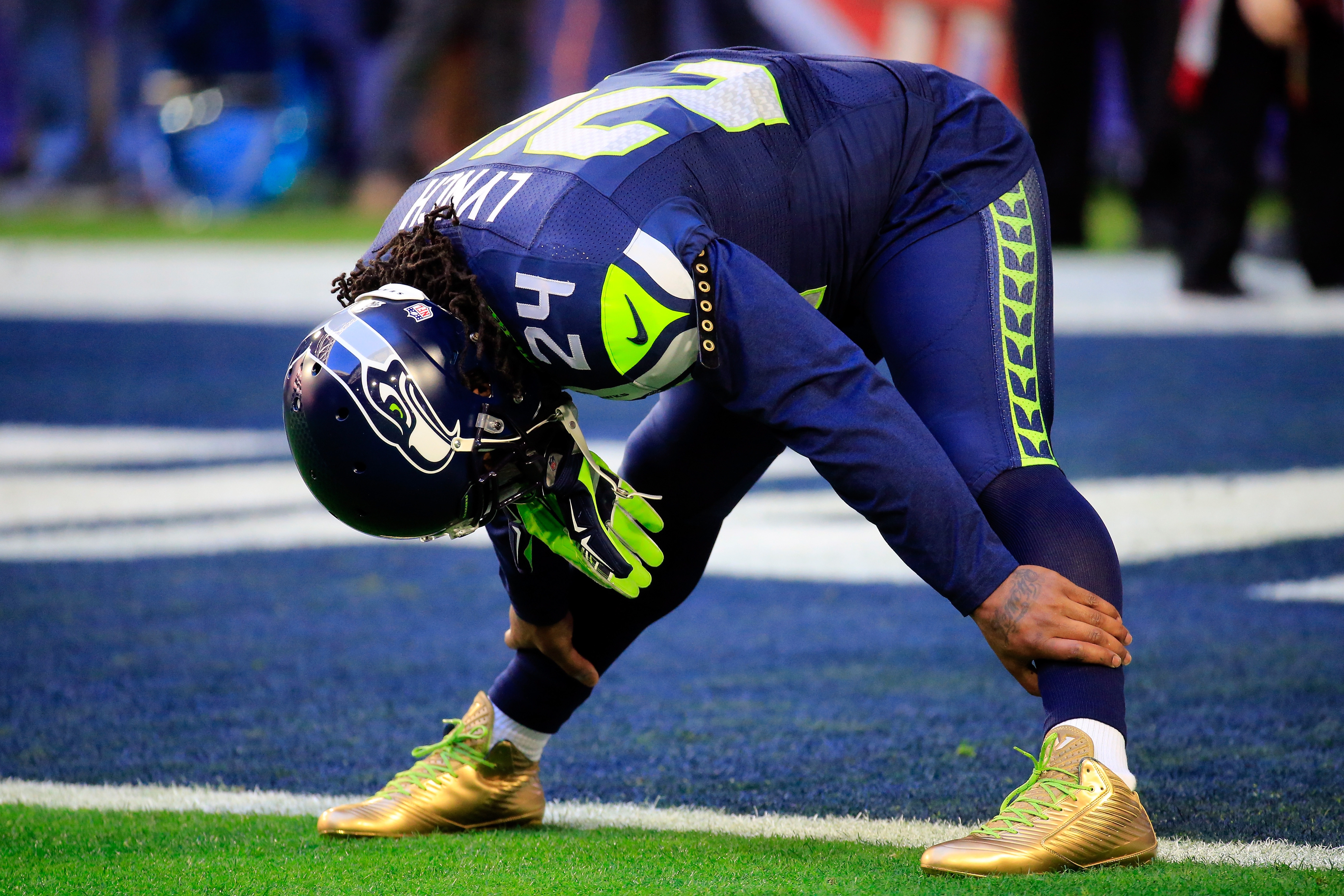 Richard Sherman College Highlights - Marshawn Lynch Wore His Super Cool, Suspension-Threatening