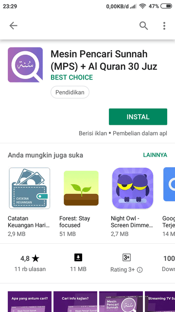 Google mengubah salah satu aspek tampilan toko aplikasi android, play store. Cara Melakukan Pencarian Info Sunnah Di Android Inwepo