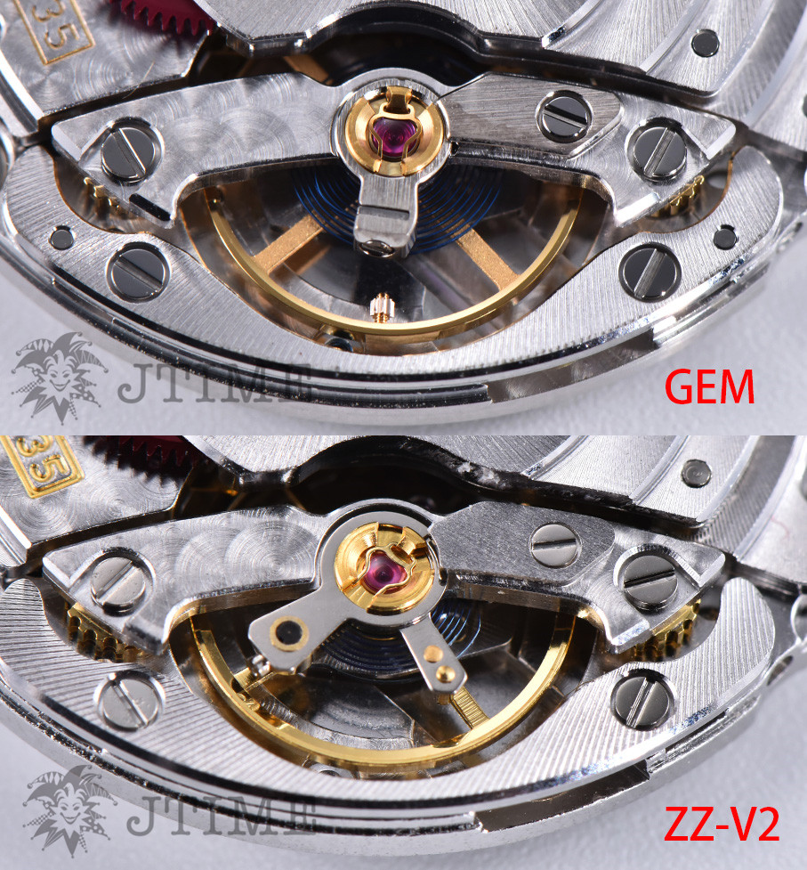 Zzf New Clone 3135 Movement Details Comparison Vs Gen 3135 Some Additional Pics For V2 Sub Replica Watch Info