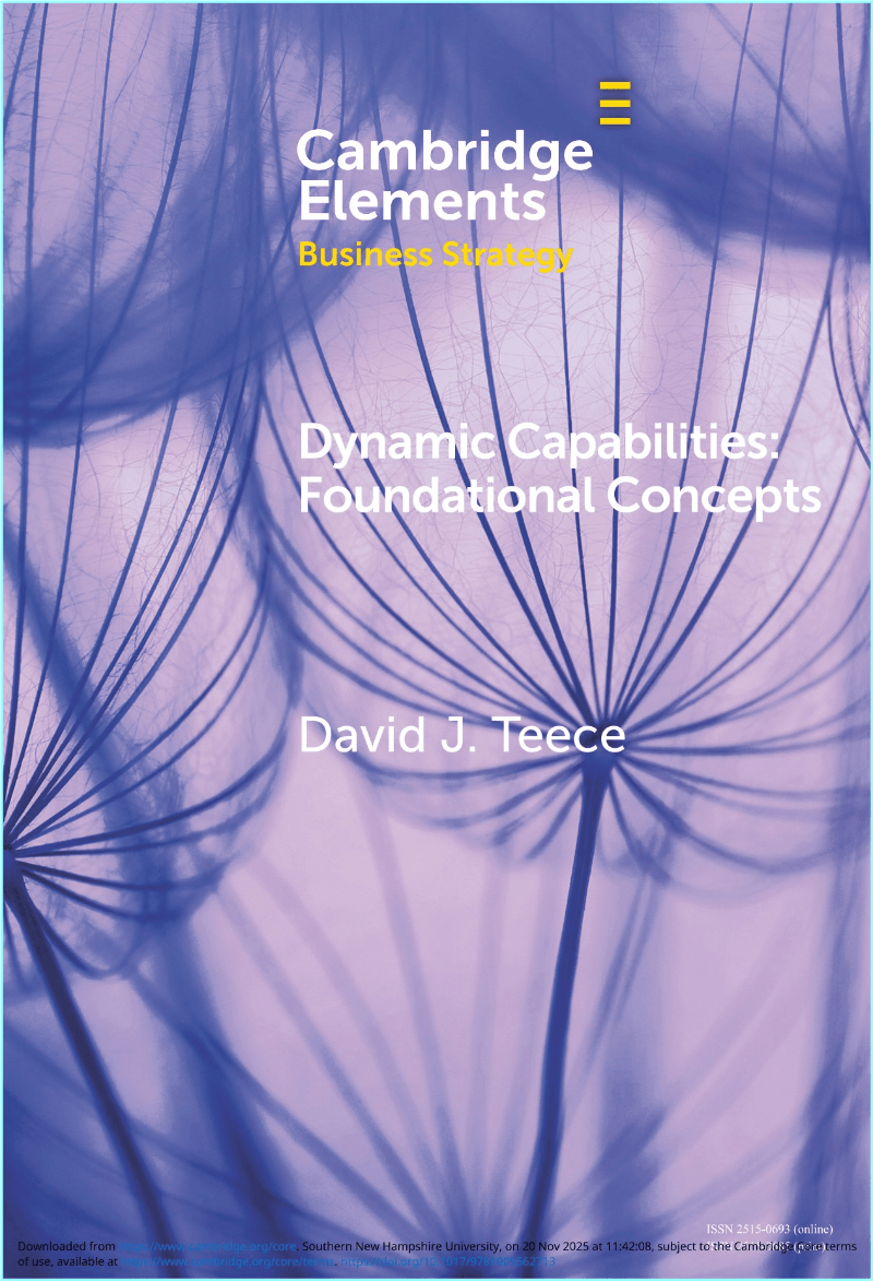 Dynamic Capabilities Foundational Concepts