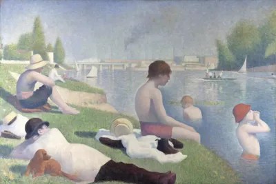 Learn about the life and career of georges seurat. Bathers At Asnieres 1884 Canvas Wall Art By Georges Seurat Icanvas
