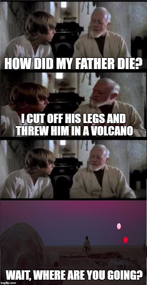 See, rate and share the best kylo ren memes, gifs and funny pics. Luke Leaves - Imgflip